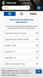 Mobile Screenshot of pneus.be