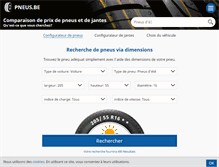 Tablet Screenshot of pneus.be